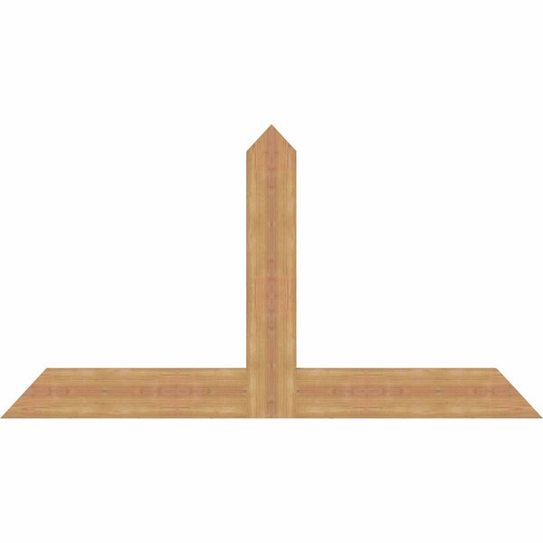 Ekena Millwork Portland Timber Gable Bracket, Western Red Cedar, 60"W x 32"H x 1 1/2"D x 5 1/2"F, 13/12 Pitch GBW060X32X0206POR00SWR - main